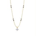 Load image into Gallery viewer, Princess Cut Solitaire Diamond Mangalsutra in 14K/18K Gold | IGI Certified