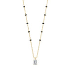 Load image into Gallery viewer, Emerald Cut Lab Grown Diamond Mangalsutra – 10K/14K/18K Yellow, White or Rose Gold – IGI Certified