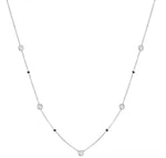 Load image into Gallery viewer, Bezel Set Round Lab Diamond Mangalsutra – 10K/14K/18K Yellow, White, or Rose Gold – IGI Certified