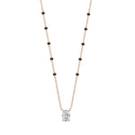 Load image into Gallery viewer, Elegant Oval Cut Lab Diamond Mangalsutra – IGI Certified – Solid 10K/14K/18K Gold in 3 Colors