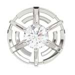 Load image into Gallery viewer, Cross-Style Round Lab Grown Diamond Earrings 0.94 CTW in 10K 14K 18K White Yellow Rose Gold