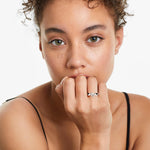 Load image into Gallery viewer, Cushion Lab-Grown Diamond Ring – Bold Band Design | IGI Certified | 10K/14K/18K Gold