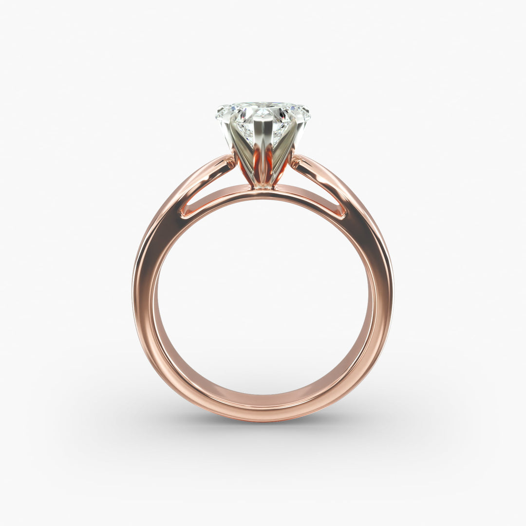 Heart Cut Lab-Grown Diamond Ring | 0.50–5.00 Carat | IGI Certified | Yellow, White & Rose Gold
