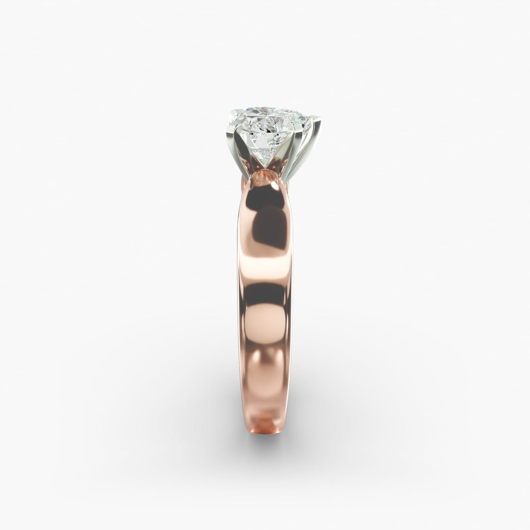 Heart Cut Lab-Grown Diamond Ring | 0.50–5.00 Carat | IGI Certified | Yellow, White & Rose Gold
