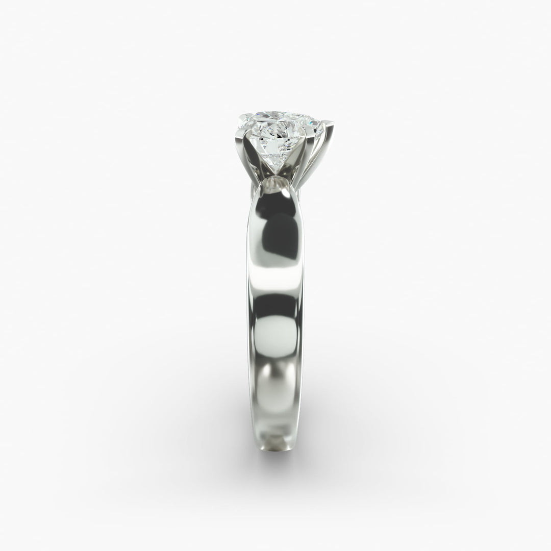 Heart Cut Lab-Grown Diamond Ring | 0.50–5.00 Carat | IGI Certified | Yellow, White & Rose Gold