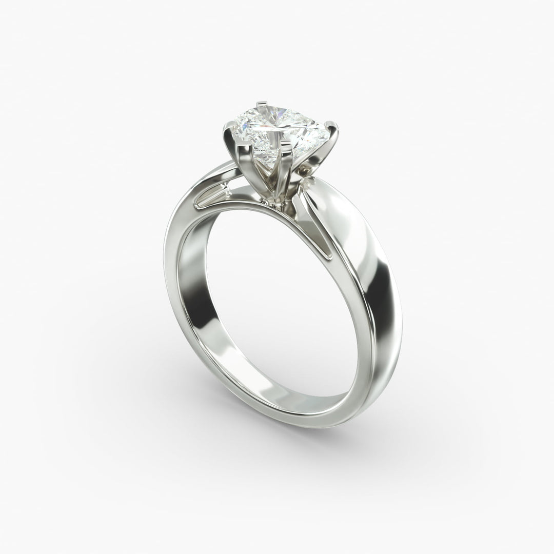 Heart Cut Lab-Grown Diamond Ring | 0.50–5.00 Carat | IGI Certified | Yellow, White & Rose Gold