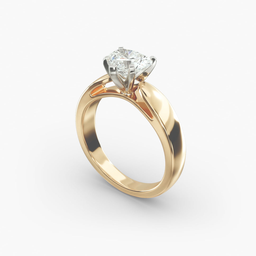 Heart Cut Lab-Grown Diamond Ring | 0.50–5.00 Carat | IGI Certified | Yellow, White & Rose Gold
