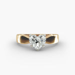 Load image into Gallery viewer, Heart Cut Lab-Grown Diamond Ring | 0.50–5.00 Carat | IGI Certified | Yellow, White & Rose Gold