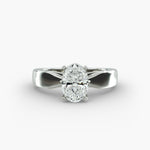 Load image into Gallery viewer, Oval Cut Lab-Grown Diamond Ring | 0.50–5.00 Carat | IGI Certified | Yellow, White & Rose Gold