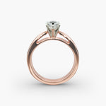Load image into Gallery viewer, Pear Shaped Lab-Grown Diamond Engagement Ring | 0.50–5.00 Carat | IGI Certified | Yellow, White & Rose Gold