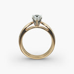 Load image into Gallery viewer, Pear Shaped Lab-Grown Diamond Engagement Ring | 0.50–5.00 Carat | IGI Certified | Yellow, White & Rose Gold