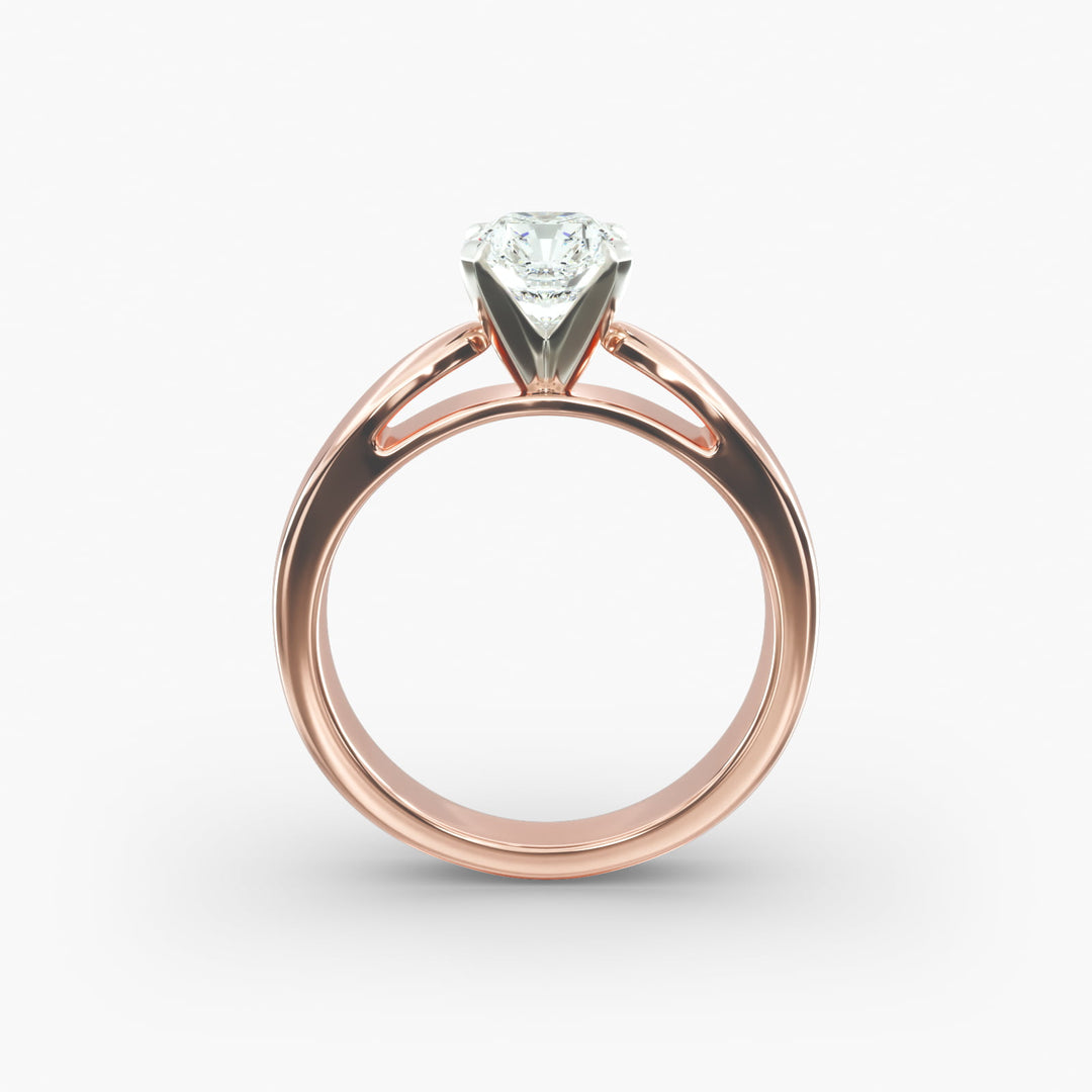 Radiant Cut Lab-Grown Diamond Solitaire Ring | 0.50–5.00 Carat | IGI Certified | Yellow, White & Rose Gold