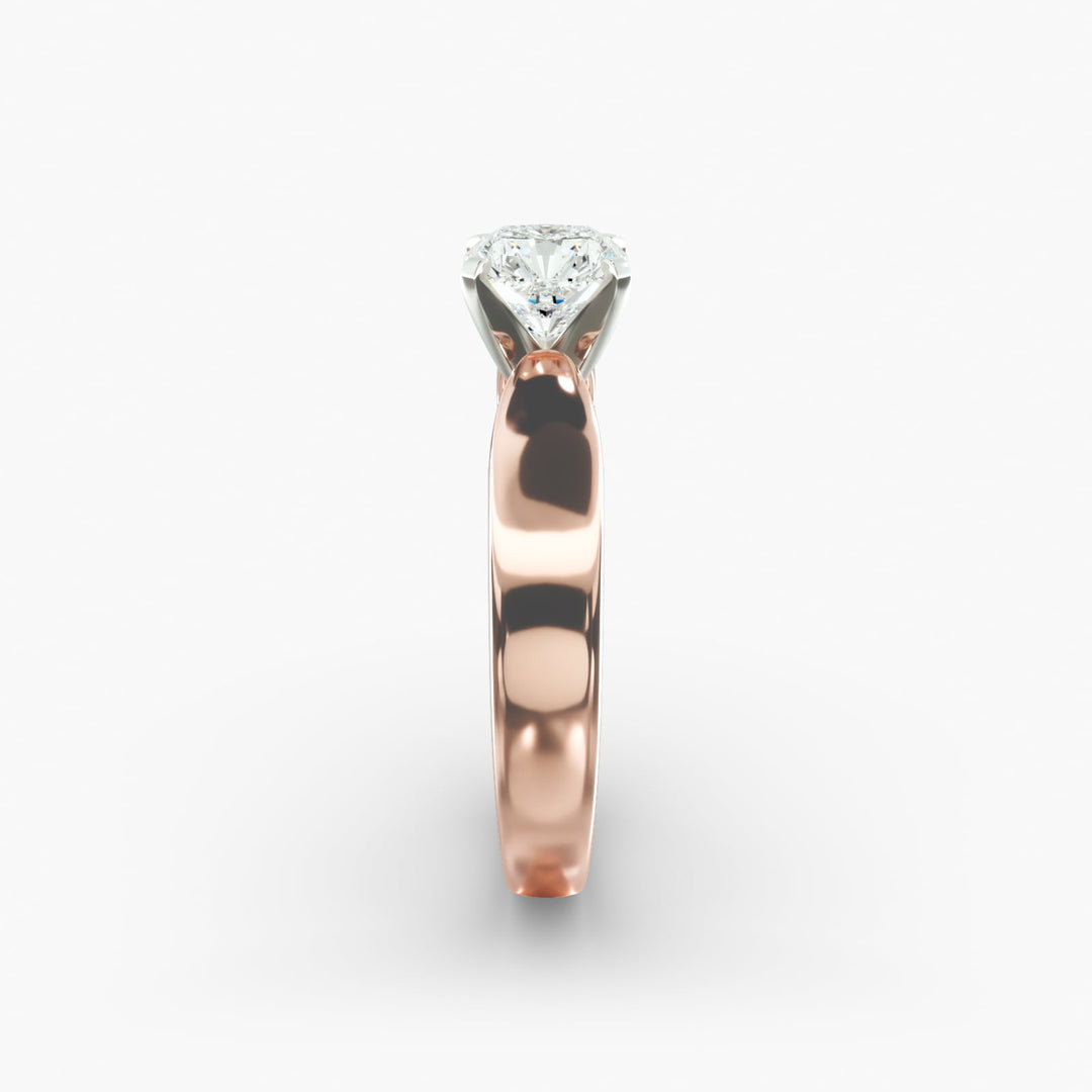 Radiant Cut Lab-Grown Diamond Solitaire Ring | 0.50–5.00 Carat | IGI Certified | Yellow, White & Rose Gold