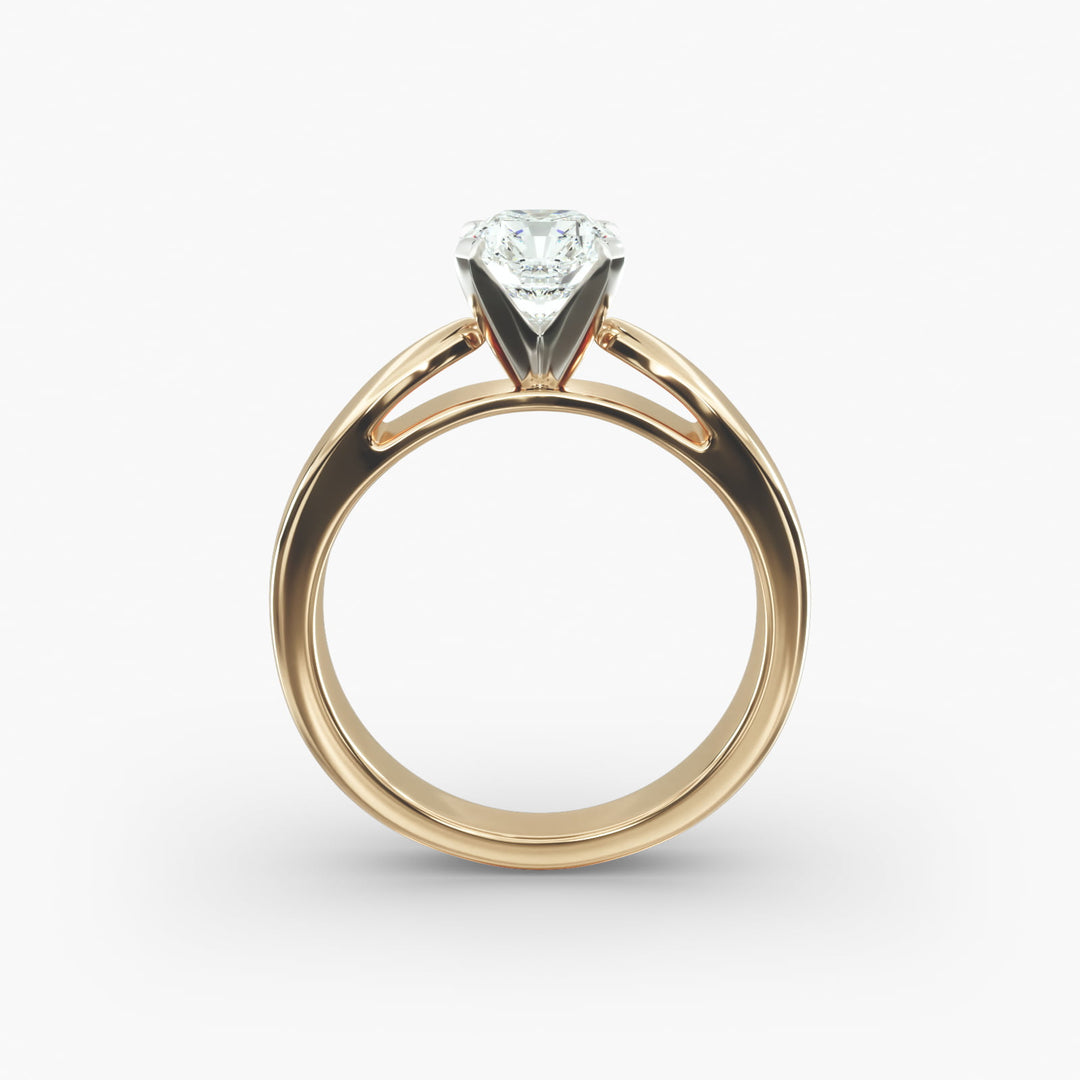 Radiant Cut Lab-Grown Diamond Solitaire Ring | 0.50–5.00 Carat | IGI Certified | Yellow, White & Rose Gold