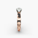 Load image into Gallery viewer, Round Brilliant Lab-Grown Diamond Engagement Ring | 0.50–5.00 Carat | IGI Certified | Yellow, White & Rose Gold