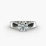 Load image into Gallery viewer, Round Brilliant Lab-Grown Diamond Engagement Ring | 0.50–5.00 Carat | IGI Certified | Yellow, White & Rose Gold
