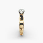 Load image into Gallery viewer, Round Brilliant Lab-Grown Diamond Engagement Ring | 0.50–5.00 Carat | IGI Certified | Yellow, White & Rose Gold