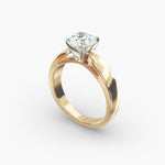 Load image into Gallery viewer, Round Brilliant Lab-Grown Diamond Engagement Ring | 0.50–5.00 Carat | IGI Certified | Yellow, White & Rose Gold