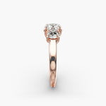 Load image into Gallery viewer, 1.50 Carat Lab Grown Diamond Three Stone Ring in Gold | IGI Certified