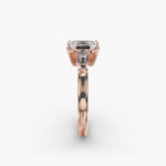 Load image into Gallery viewer, 1.40 CT Round & Baguette Lab Diamond Ring | C6 Diamonds