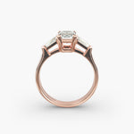 Load image into Gallery viewer, 1.40 CT Round & Baguette Lab Diamond Ring | C6 Diamonds