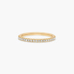 Load image into Gallery viewer, 0.18 Carat Round Diamond Band Ring – Lab Grown Stacking Ring with 23 Stones