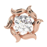 Load image into Gallery viewer, Round Lab Grown Diamond Nature Leaf Earrings 0.94 CTW – 10K 14K 18K White Yellow Rose Gold, IGI Certified