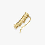 Load image into Gallery viewer, Lab‑Grown Diamond Climber Earrings – IGI Certified Solid Gold