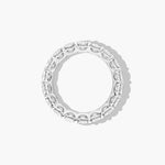 Load image into Gallery viewer, 3.19 CT Round Diamond Eternity Band | Low Dome Basket Ring with 18 Stones