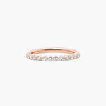 Load image into Gallery viewer, Shared Prong Diamond Band Lab Grown Wedding or Stacking Ring