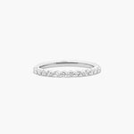 Load image into Gallery viewer, Shared Prong Diamond Band Lab Grown Wedding or Stacking Ring