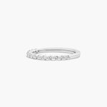 Load image into Gallery viewer, Shared Prong Diamond Band Lab Grown Wedding or Stacking Ring