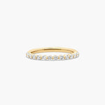 Load image into Gallery viewer, Shared Prong Diamond Band Lab Grown Wedding or Stacking Ring