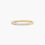 Load image into Gallery viewer, Shared Prong Diamond Band Lab Grown Wedding or Stacking Ring
