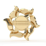 Load image into Gallery viewer, Round Lab Grown Diamond Nature Leaf Earrings 0.94 CTW – 10K 14K 18K White Yellow Rose Gold, IGI Certified