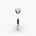 Load image into Gallery viewer, Princess Cut Lab Grown Diamond Solitaire Ring | 0.50 –5.00 Carat | Classic Band | IGI Certified | 10K/14K/18K Yellow, White, Rose Gold