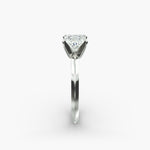 Load image into Gallery viewer, Princess Cut Lab Grown Diamond Solitaire Ring | 0.50 –5.00 Carat | Classic Band | IGI Certified | 10K/14K/18K Yellow, White, Rose Gold