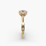 Load image into Gallery viewer, Round Lab-Grown Diamond Six-Prong Engagement Ring | Classic Solitaire | IGI Certified | 10K/14K/18K Gold