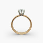 Load image into Gallery viewer, Marquise Lab-Grown Diamond Ring – Milgrain Band Design | IGI Certified | 10K/14K/18K Gold