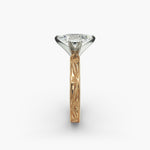 Load image into Gallery viewer, Marquise Lab-Grown Diamond Ring – Milgrain Band Design | IGI Certified | 10K/14K/18K Gold