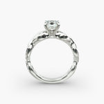 Load image into Gallery viewer, Cushion Lab-Grown Diamond Solitaire — Twisted Band | IGI Certified | 10K/14K/18K Gold