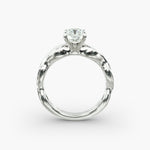 Load image into Gallery viewer, Radiant Cut Lab-Grown Diamond Twisted Engagement Ring | IGI Certified | 10K/14K/18K Gold