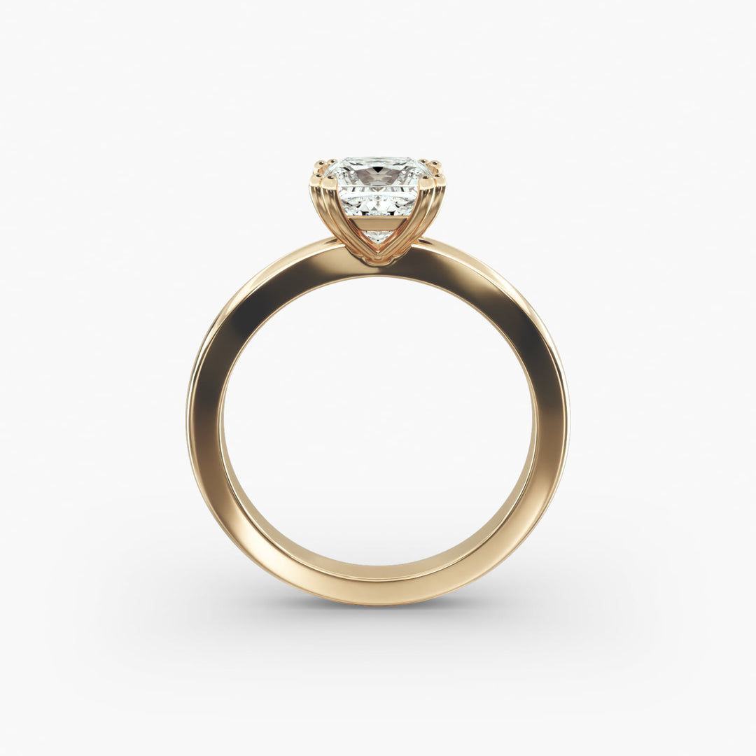 Princess Cut Lab-Grown Diamond Ring — 8-Prong Secure Setting | IGI Certified | 10K/14K/18K Gold