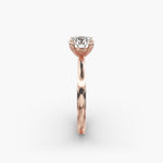 Load image into Gallery viewer, Round Cut Lab-Grown Diamond Solitaire Ring — 8 Prong | IGI Certified | 10K/14K/18K Gold