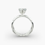 Load image into Gallery viewer, Heart Lab-Grown Diamond Double Band Ring – Modern Designer Style | IGI Certified | 10K/14K/18K Gold