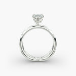Load image into Gallery viewer, Pear Lab-Grown Diamond Double Band Ring – Chic Designer Look | IGI Certified | 10K/14K/18K Gold