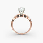 Load image into Gallery viewer, Cushion Lab-Grown Diamond — Milgrain Infinity Band | IGI Certified | 10K/14K/18K Gold