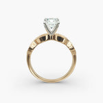 Load image into Gallery viewer, Cushion Lab-Grown Diamond — Milgrain Infinity Band | IGI Certified | 10K/14K/18K Gold