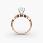 Load image into Gallery viewer, Radiant Cut Lab-Grown Diamond Infinity Twist Ring with Milgrain | IGI Certified | 10K/14K/18K Gold