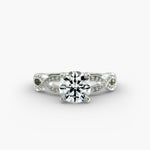 Load image into Gallery viewer, Round Brilliant Lab-Grown Diamond — Milgrain Infinity Band | IGI Certified | 10K/14K/18K Gold